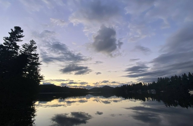 Adirondack cabin at Loon Lake