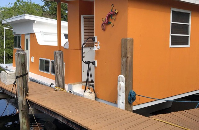 Adorable Houseboat on the river