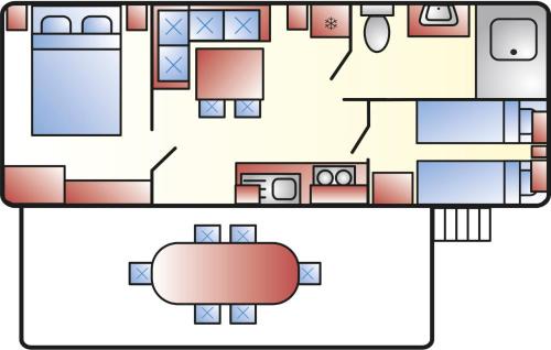 Albatross Mobile Homes on Camping Ca'Savio