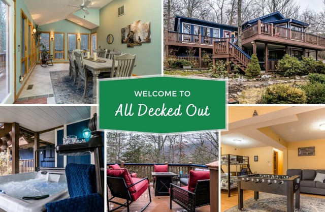 All Decked Out at Massanutten -HOT TUB, GAME ROOM, GREAT OUTDOOR SPACES TO RELAX