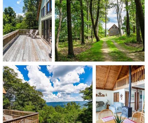 Amazing Views, Hot Tub, WiFi, Deck, & Fire Pit!