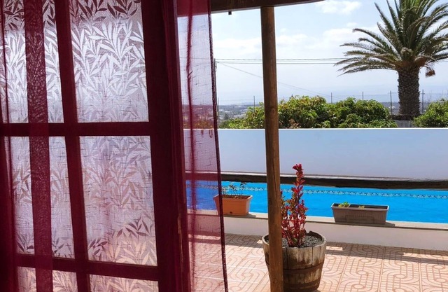 Andres House. With beautiful sea views and a large pool.