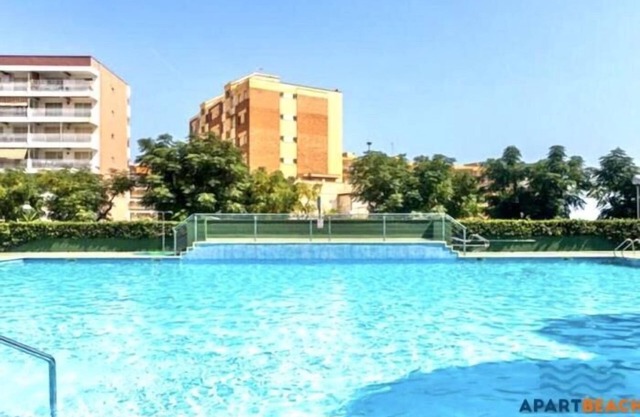 APARTBEACH LA BRISA IN FRONT OF THE BEACH WITH POOL AND AIR CONDITIONING