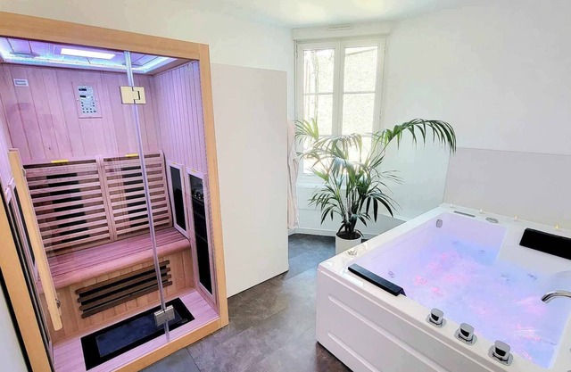 Aparthotel SPA: jacuzzi, sauna, terrace, balcony, hyper center, Place Drouet D'Erlon
