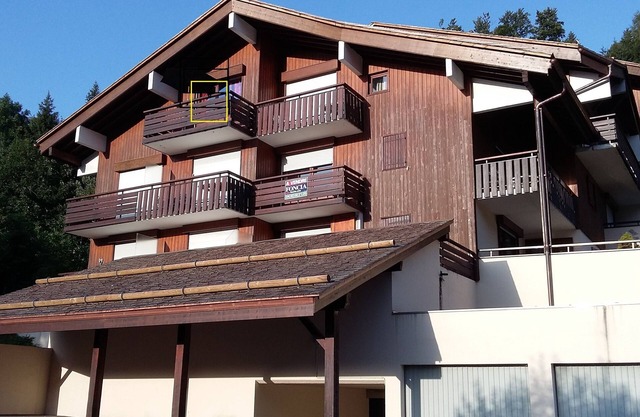 Apartment 3 * 6 persons, living room/kitchen, 2 bedrooms, view, garage. La Clusaz
