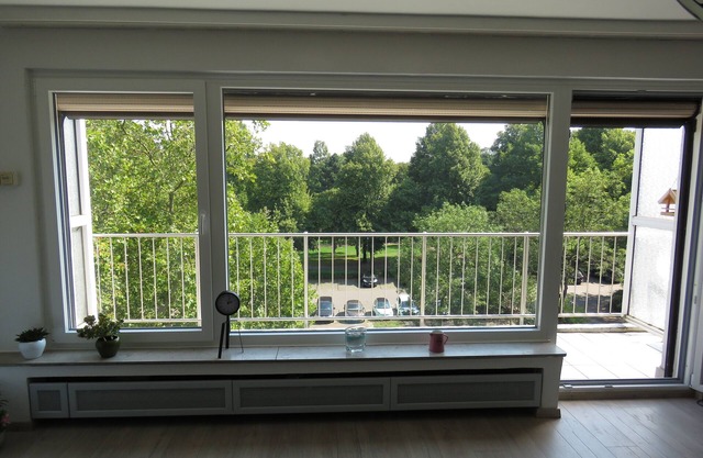 Apartment near the center with balcony and view of the city park