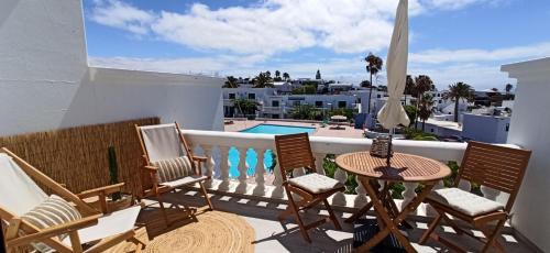 Apartment Paraiso III - Pool & Sea view - good Wifi- Residence Loma Verde