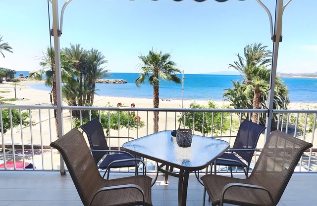 Apartment 'Piso Frente Playa De La Colonia' with Sea View, Private Terrace and Wi-Fi