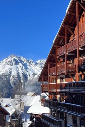Appartement cosy 5-6p aux pieds des pistes 2 chambres 2 sdb