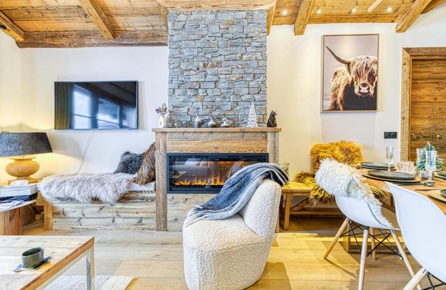 Appartement style chalet 5* vue Mont-Blanc - Arc 1950