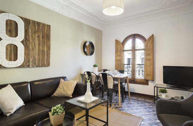 Art Nouveau Barcelona Apartment, on historical Eixample neighborhood.
