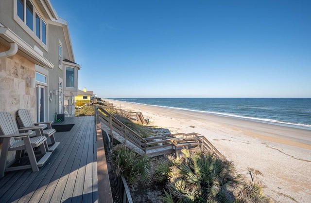 Backyard Beach Oasis - On Atlantic Ocean Private Beach