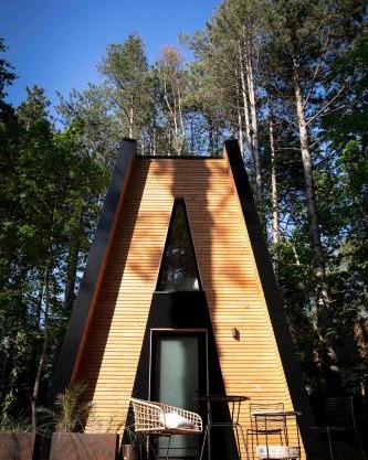 Bain de forêt - Lodges Cosy & Spa