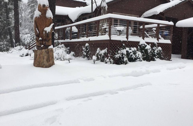 Bass Lake Cabin only 1.5 miles to the lake. Hiking trails on the property. n