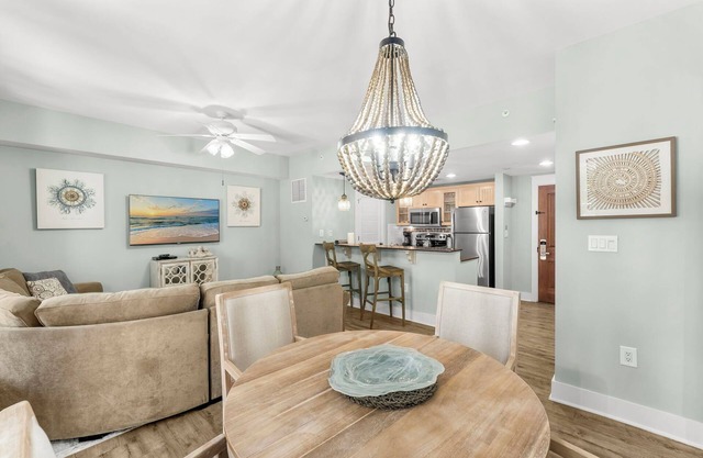 Baytowne Wharf Condo with Walk Out Patio & Tram Service