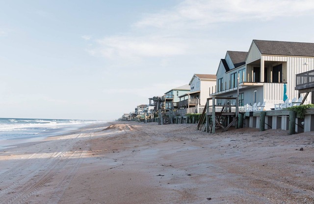 Beach House right on the water of Atlantic Ocean