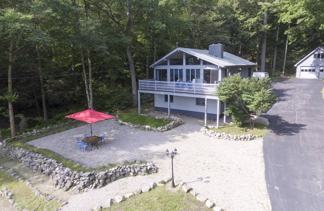 Beach View at Chestnut Cove, Lake Winnipesaukee.