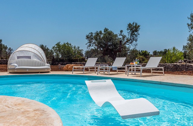 Beach villa with private pool - surrounded by big green and peaceful garden