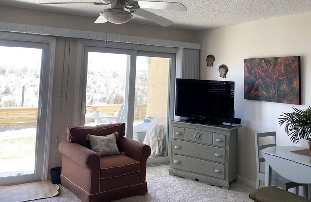 Beach walkout! First floor/corner unit, 30 steps to private beach access!