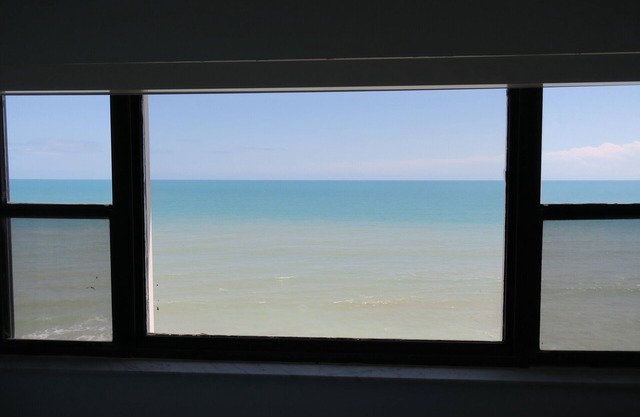 Beachfront condo with a private beach and endless views of the Treasure Coast.
