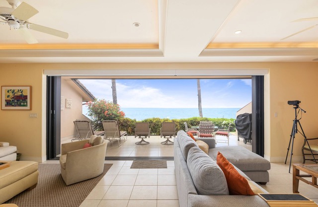 BEACHFRONT/GROUND Floor B-103: Renovated, LARGER unit, & steps from the sand.