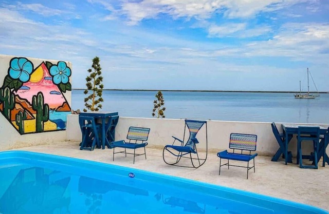 Beachfront Home with heated pool and BBQ pit Best view!