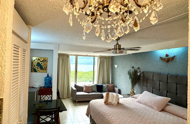 Beachfront Resort Studio with Spectacular Sunset Views