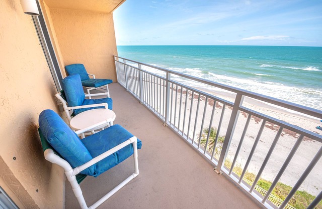 Beachfront Vacation Rental, Beautiful Views from the 5th story balcony.