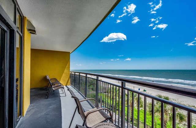 Beachfront Views in Prime Location! Huge Balcony & Easy Beach Access