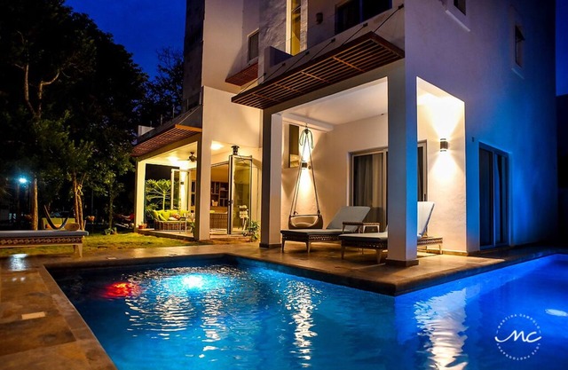 Beautiful 5-Room Villa w/Private Pool in Puerto Morelos — 5 min from the beach!