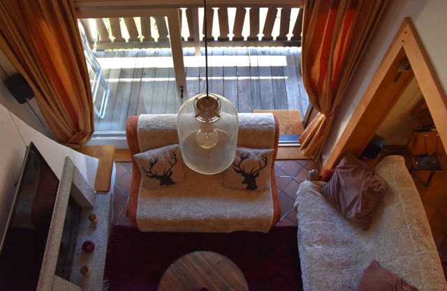 Beautiful 80m2 apartment with fireplace, view of Mont Blanc