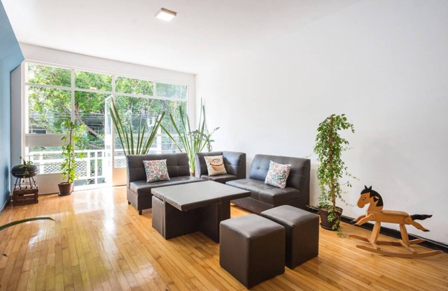 Beautiful and huge apartment in Condesa for 8 persons