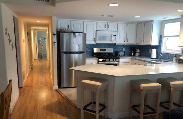 Beautiful Beach Front Condo 2 large decks. One facing the ocean and the other facing the bay.