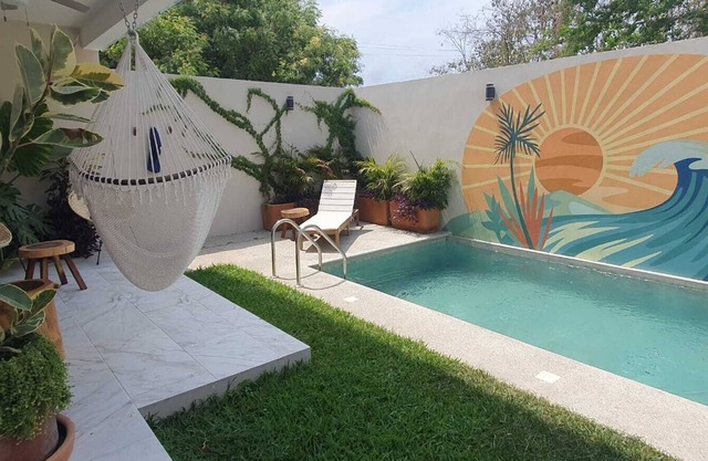 Beautiful Home With Private Pool and 10 Minute Walk to Beach