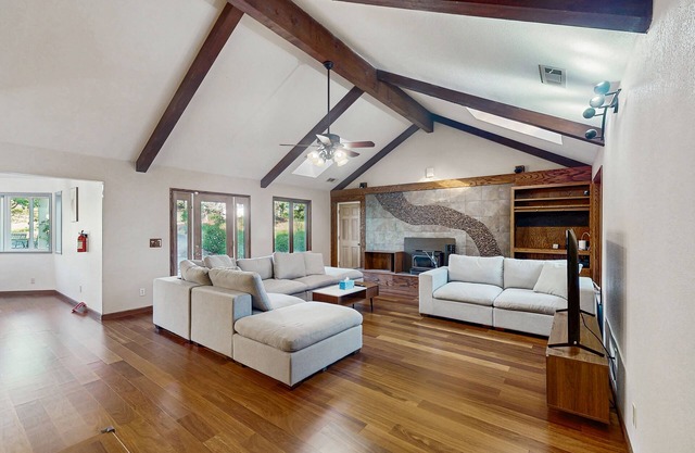 Beautiful Home on 2 Acres w/Expansive Deck, Wood-Burning Stove & A/C