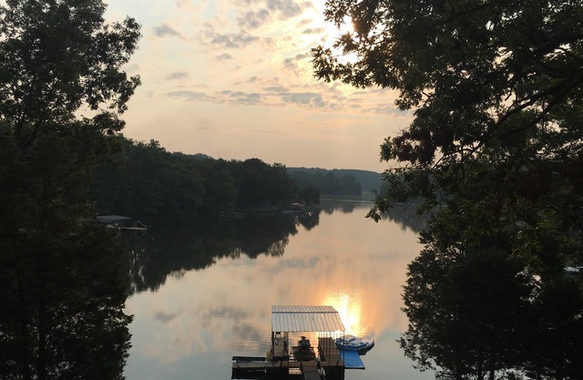 Beautiful Lakefront Home On Lake Of Egypt With A Deep Water Boat Dock!