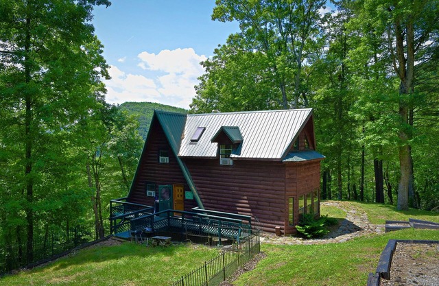 Beautiful Mountain Top Private Log Cabin Lake And Mountain Views Pet Friendly