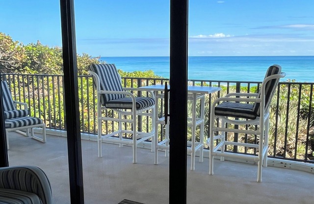 Beautiful Oceanfront Corner Unit with panoramic views completely remodeled.