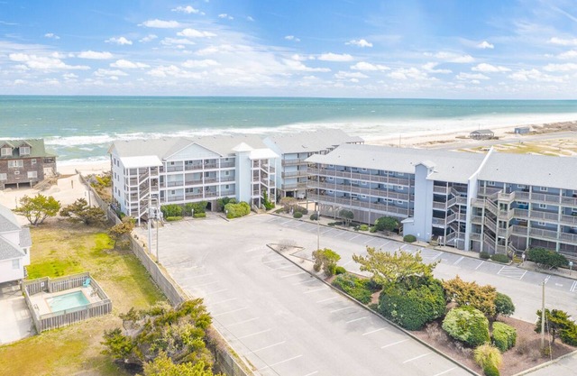 Beautiful oceanfront condo with boardwalk to the beach!