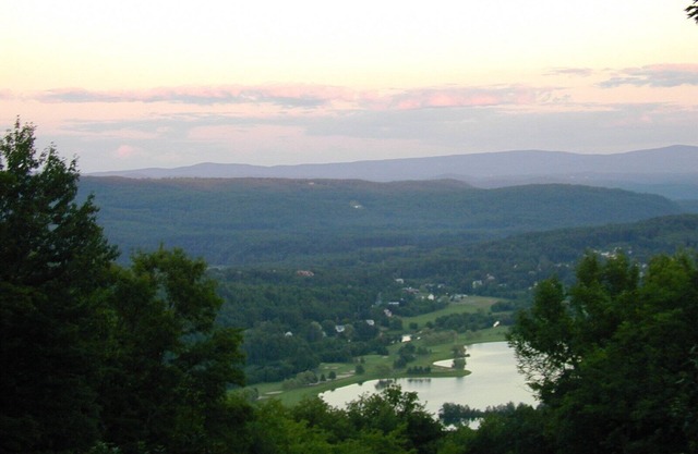 Beautiful views overlooking the Quechee