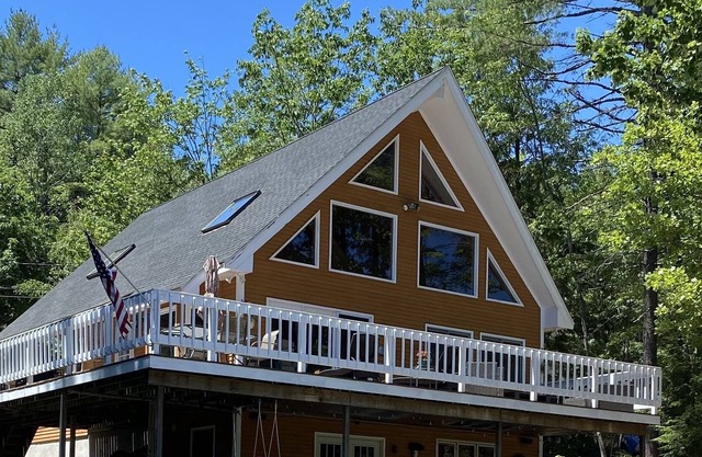 Beautiful year round waterfront lake house Belleau Lake East Wakefield NH