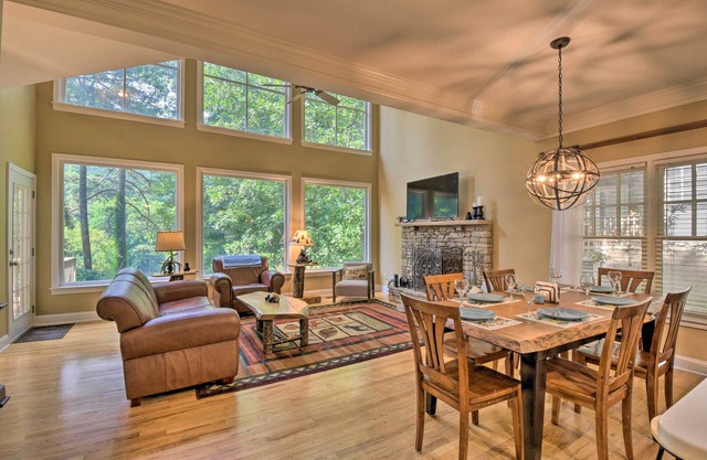 Big Canoe Retreat w/Deck & Golf Course Views