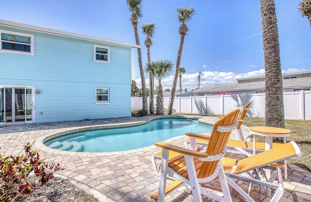 Bikini Bottom Duplex with Pool! ~ 2 Minutes from Beach & Flagler Avenue
