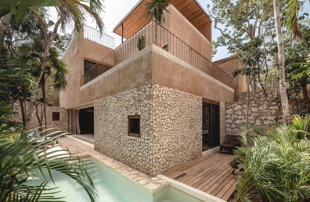 Bohemian Villa with Private Pools in Tulum