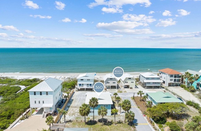 Book for Fall! Dog-Friendly Duplex! Gulf Views! Short Walk to Beach!