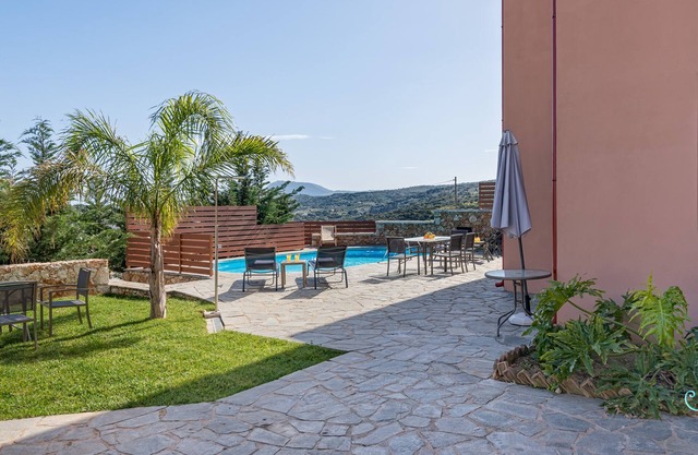 Bountiful Modern very spacious villa with Pool, featuring sea and mountain view.
