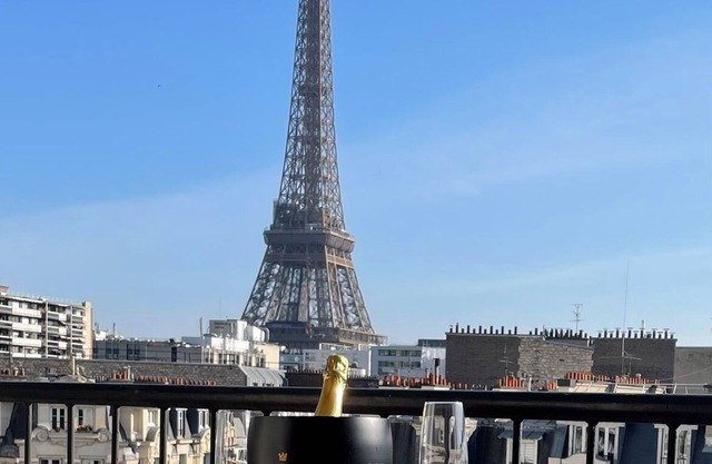 Breathtaking view of the Eiffel Tower