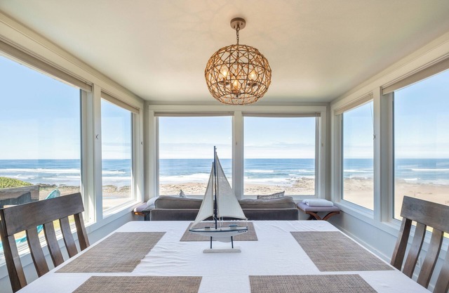 Breathtaking views of sand the surf