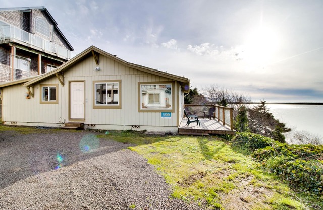 Bright Oceanfront Home with Stunning Pacific & Bay Views - Near Town