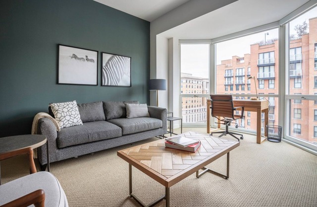 Bright Penn Quarter 1BR w/W/D, Gym, Doorman, nr. Metro, by Blueground